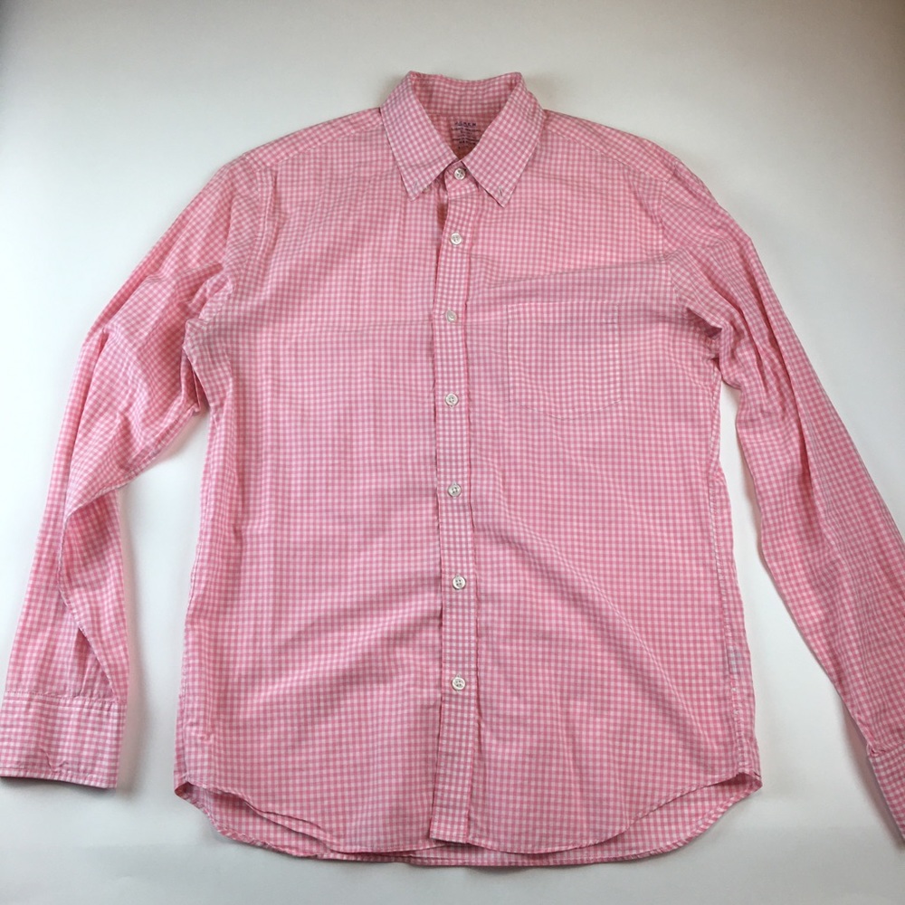 J Crew men’s dress shirt button up size M slim